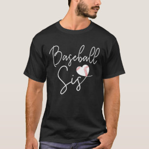 Cute Baseball Sister T-Shirt