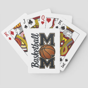 Cute Basketball Mom Game Day Sports Gift Playing Cards