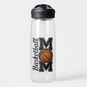 Cute Basketball Mom Game Day Sports Gift Water Bottle