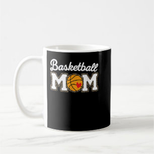 Cute Basketball Mom Leopard Print Mothers Day T-Sh Coffee Mug