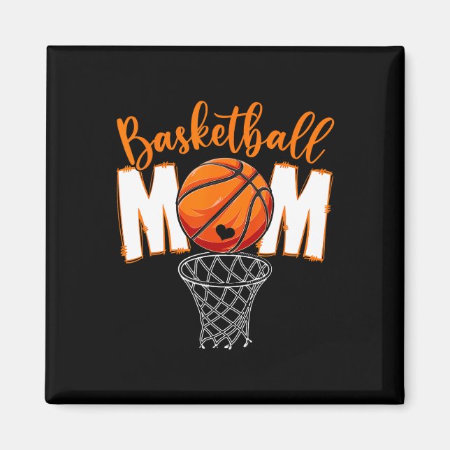 Cute Basketball Mom Mama Mother's Day From Son Dau Magnet (Front)