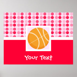 Cute Basketball Poster