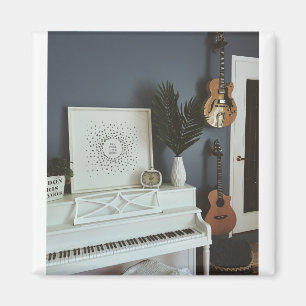 Cute Bass Guitar Magnet