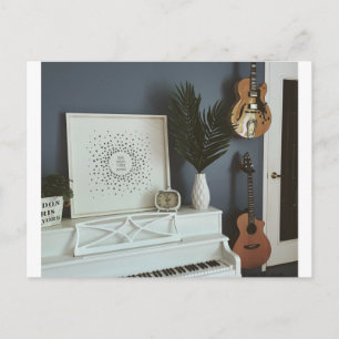 Cute Bass Guitar Postcard