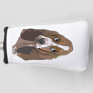 Cute Basset Puppy Golf Head Cover