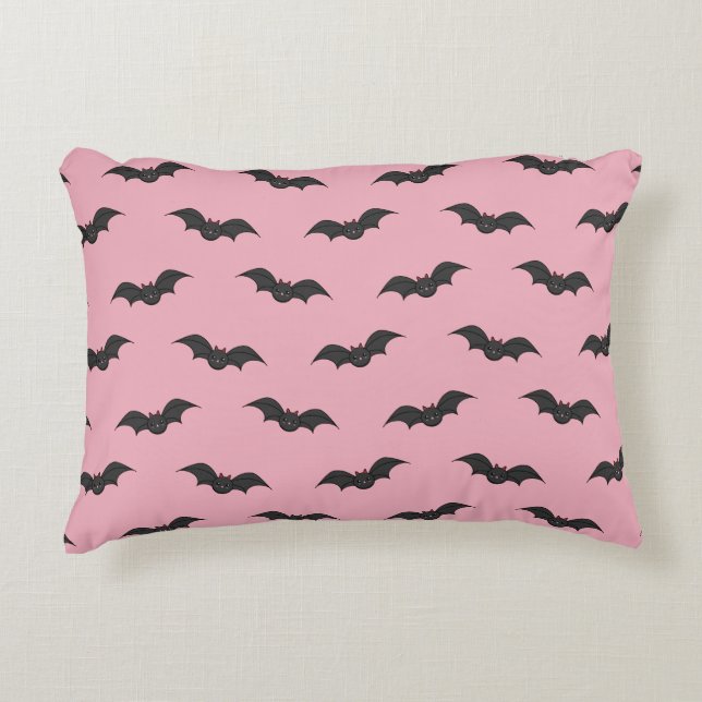 Cute Bat Accent Pillow (Front)