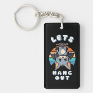 Cute Bat Hanging et Retro Sunset   Allons-y
