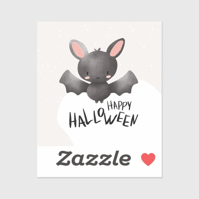 Cute Bat Happy Halloween (Sheet)