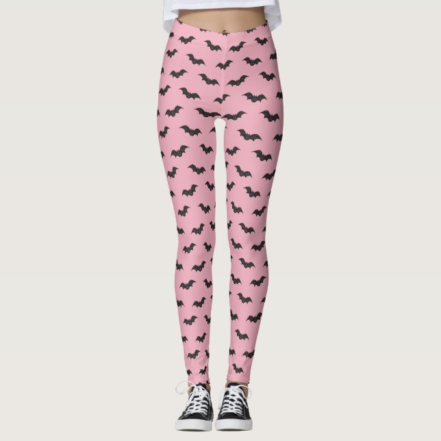 Cute Bat Leggings (Front)