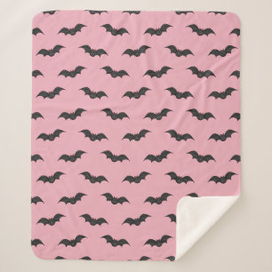 Cute Bat Sherpa Blanket
