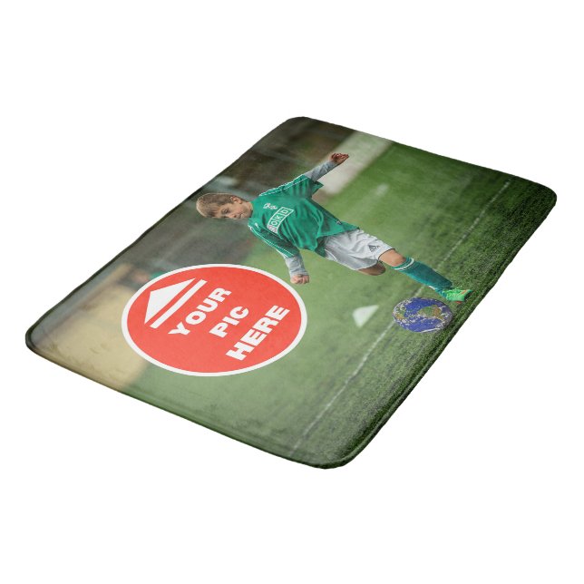 Cute! Bath Mat- Personalized - Large Mat (Angled)