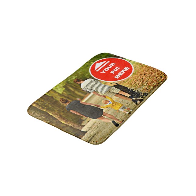 Cute! Bath Mat- Personalized - Small Mat (Angled)