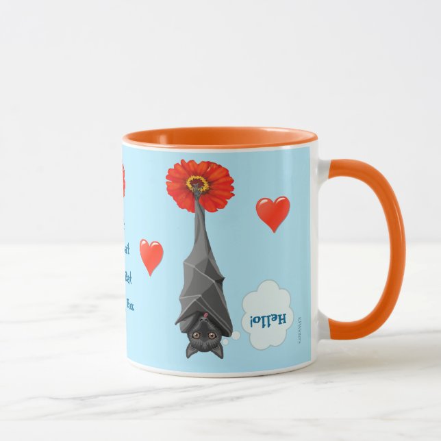 Cute Bats! I love Bats! Batty for Bats! Mug (Right)