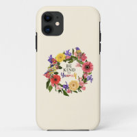 Cute Be Kind to Yourself Self Love Floral Quote