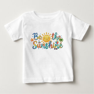 Cute Be The Sunshine Retro Summer Baby T-Shirt