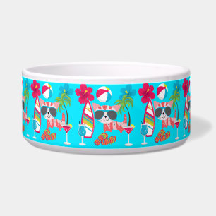 Cute Beach Bum Kitty Cat Sunglasses Beach Ball