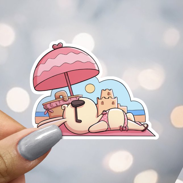Cute Beach Bunny in Pink (Creator Uploaded)