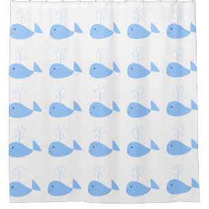 Cute Beach Fish Cartoon Blue Whale Kids Colours