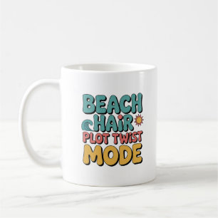 Cute Beach Hair Plot Twist Bookish Reader Coffee Mug
