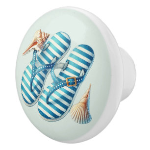Cute beach house beach life sign  ceramic knob