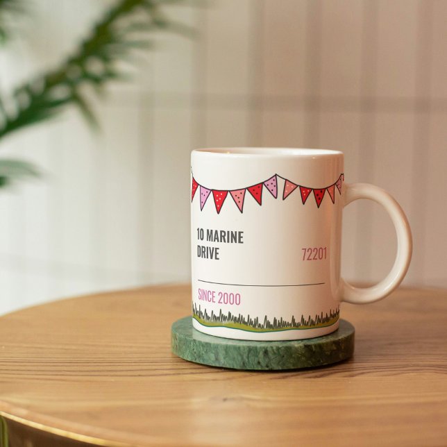Cute Beach House Custom Street Coffee Mug (Creator Uploaded)
