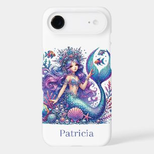 Cute beach mermaid lovers add name