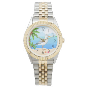 cute beach seagull lovers women  watch
