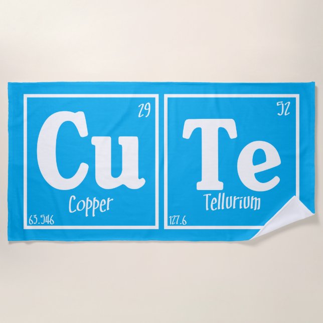 Cute Beach Towel (Front)