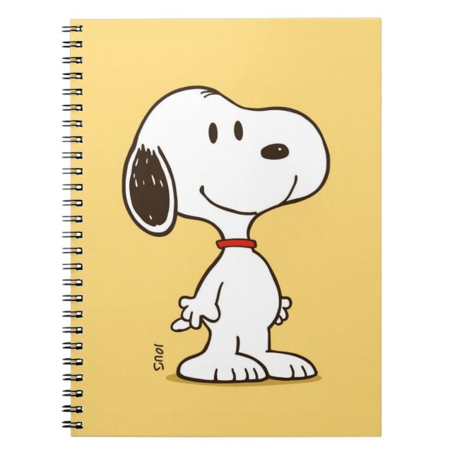 Cute Beagle Cartoon Character Illustration Notebook (Front)