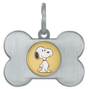 Cute Beagle Cartoon Character Illustration Pet ID Tag