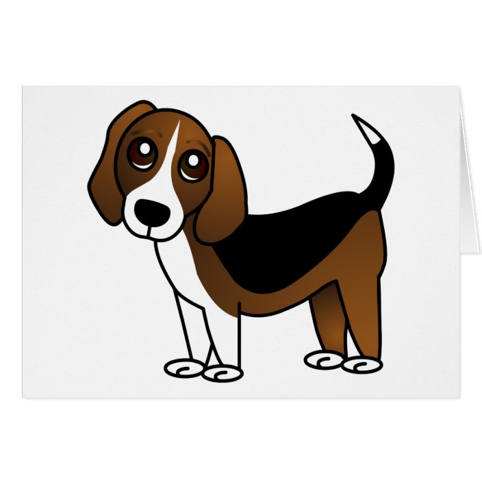 Cute Beagle Cartoon Dog | Zazzle.ca