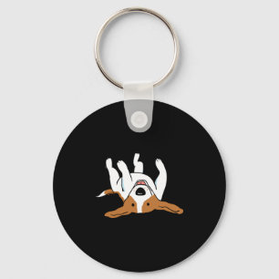 Cute Beagle Cartoon Dog  Keychain