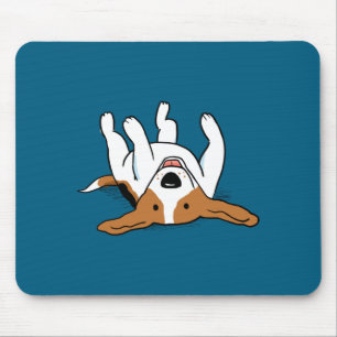 Cute Beagle Cartoon Dog  Mouse Pad