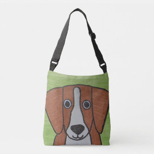 Cute Beagle Cross Body Tote