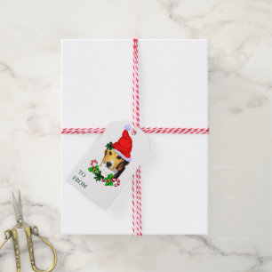 Cute Beagle Lovers Christmas Gift Tags