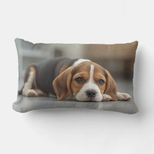 Cute Beagle Lumbar Pillow