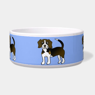Cute Beagle Pet Dog Food Bowl