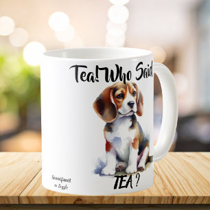 Cute Beagle puppy Personalize Coffee Mug