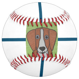 Cute Beagle Softball