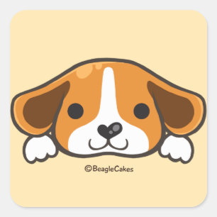 Cute Beagle Sticker