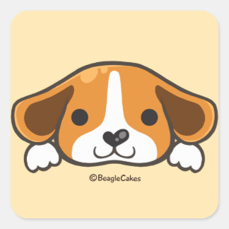 Cute Beagle Sticker