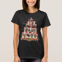Cute Beagles Christmas Tree Dog Santa Xmas Funny P