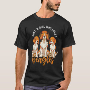 Cute Beagles Dog Girls Women Dog Owner Animal Bea T-Shirt