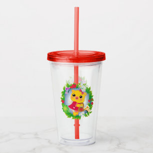 Cute Bear Acrylic Tumbler