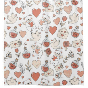 Cute Bear and Hearts -- Pastel Nursery (11)