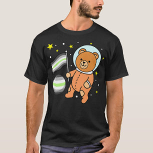 Cute Bear Astronaut Agender Pride Premium533 T-Shirt