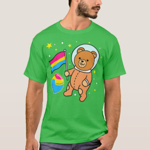 Cute Bear Astronaut Pan Pride Premium538  T-Shirt