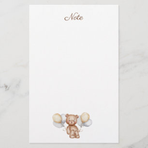 Cute Bear Balloons Forest Animal for Kids Stationery