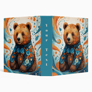 Cute Bear Binder