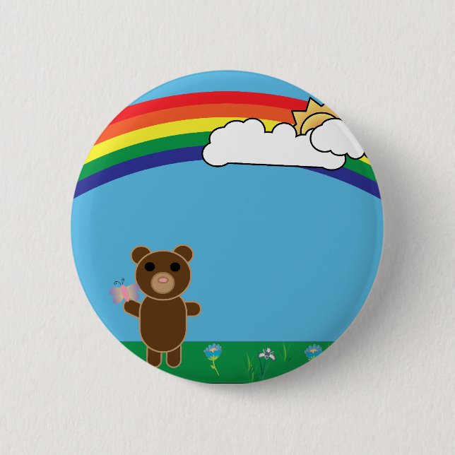 Cute Bear Button (Front)